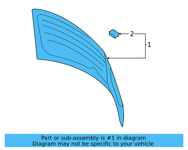 Lift Gate Glass 5G6-845-051-BJ-NVB - View 11