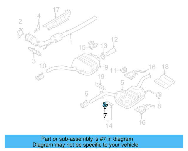 Muffler & Pipe Retainer Ring 1K0-253-147 - View 2
