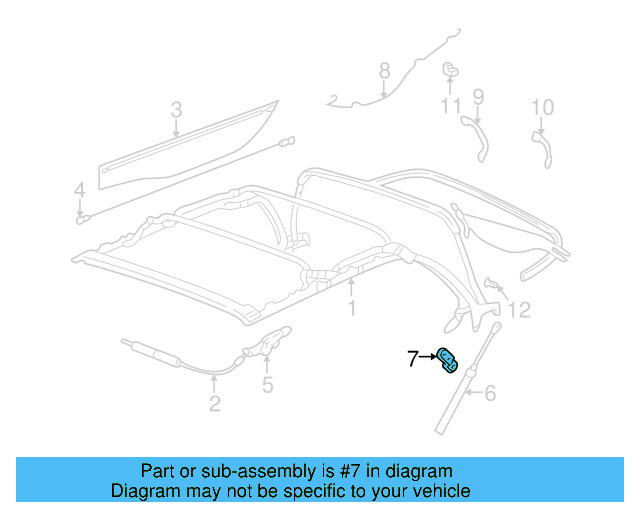 Hydraulic Cylinder Bracket 1E0-871-819 - View 3