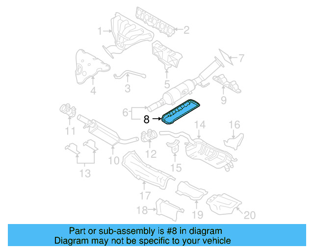Converter & Pipe Protector 1J0-253-243-M - View 9