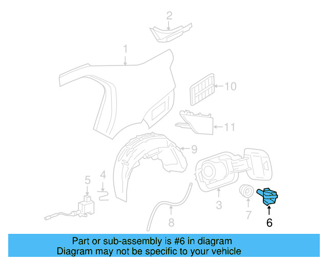 Fuel Filler Door Lock Actuator 1J0-810-773-D - View 20