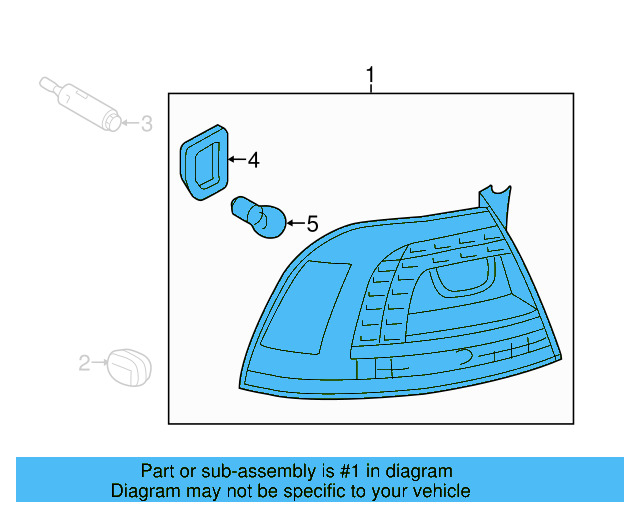 Tail Lamp Assembly 7P6-945-207-A
