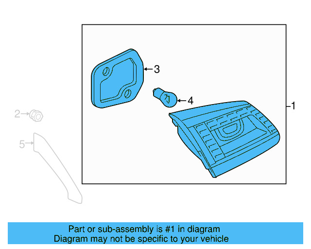 Tail Lamp Assembly 7P6-945-308 - View 6