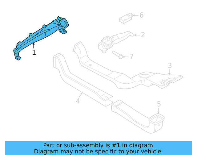 Defroster Duct 11K-815-259