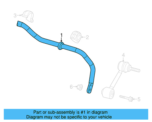 Stabilizer Bar 1K0-511-409-BL - View 15
