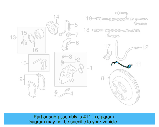 Wear Indicator 7L0-907-637-C - View 9