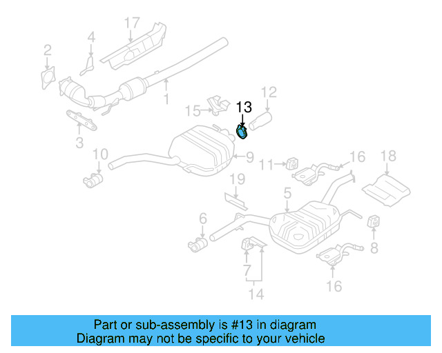 Tailpipe Clamp 8E0-253-139