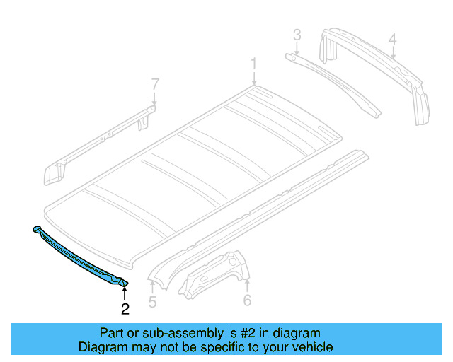 Windshield Header 701-817-519-A