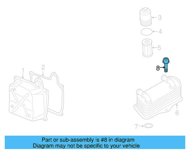 Oil Cooler Mount Bolt N-909-861-02 - View 28