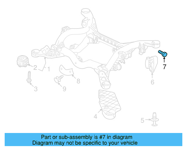 Rear Shield Screw N-106-115-02 - View 6