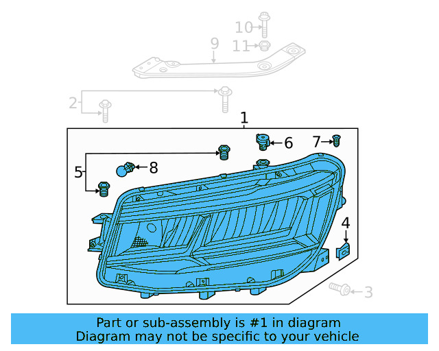 Headlamp Assembly 2GJ-941-035
