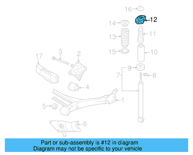 Shock Mount 1J0-513-353-B - View 11
