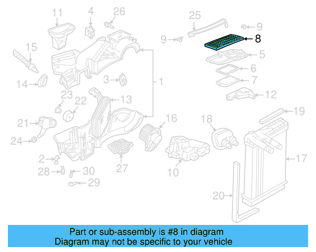 Lower Vent 3B1-819-151-B - View 9