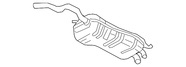 Rear Muffler 1J6-253-609-CM