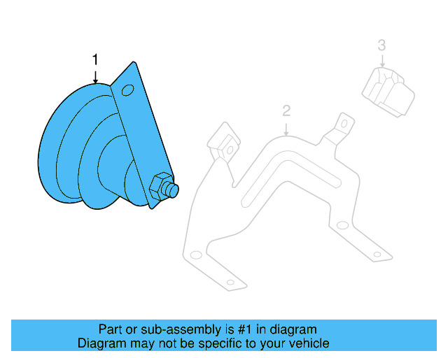 Alarm Horn 5C0-951-115 - View 50
