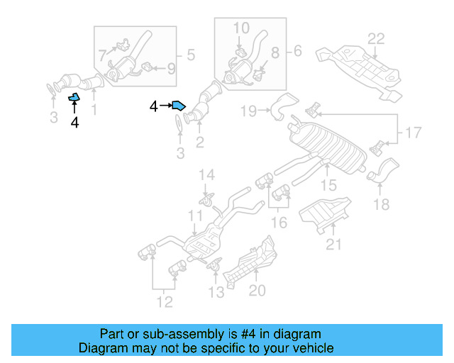 Exhaust Pipe Support 7L8-253-047-A - View 5