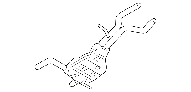 Muffler & Pipe 7L6-253-209-T