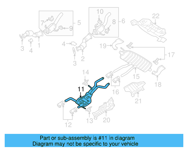 Rear Muffler 7L6-253-609-P - View 2