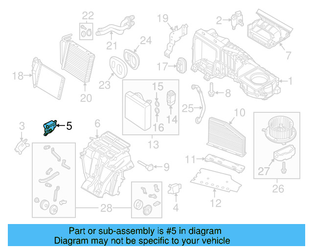 Adjust Motor 561-907-511-E - View 8