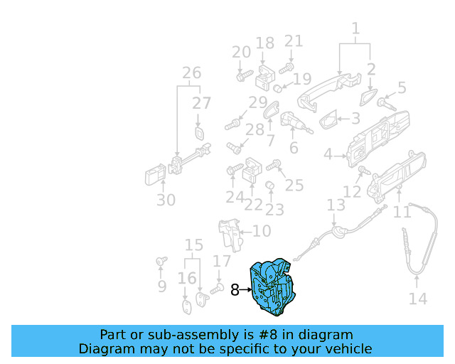 Lock Actuator 5GM-837-016-C - View 14