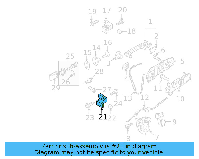 Hinge 7N0-831-402-D - View 28