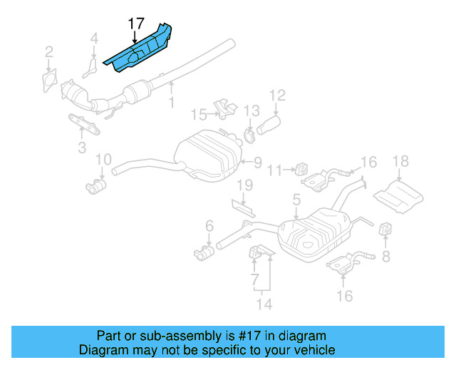 Heat Shield 3C0-825-671-K - View 6