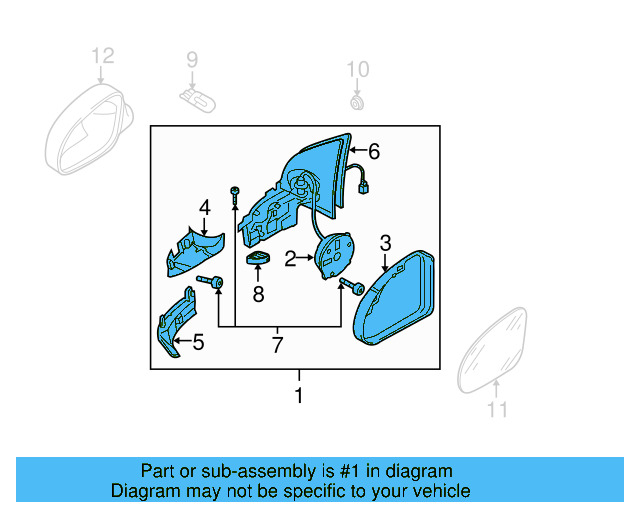 Housing Assembly 1K1-857-507-DC-9B9 - View 5