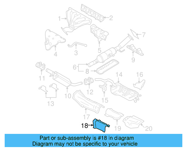 Heat Shield 1J0-804-275-B - View 35