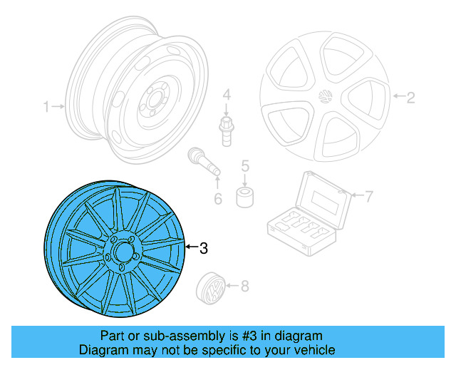 Wheel, Spare 5Q0-601-027-BT-03C - View 69