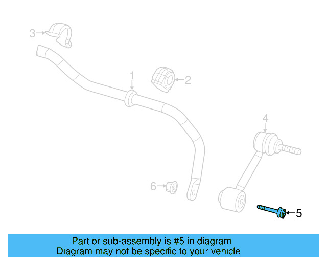 Stabilizer Link Bolt WHT-000-226 - View 17