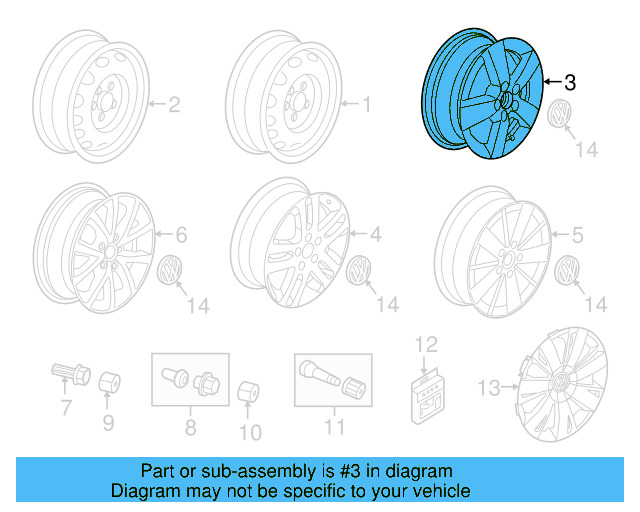 Wheel Bolt WHT-001-814-B-521 - View 12