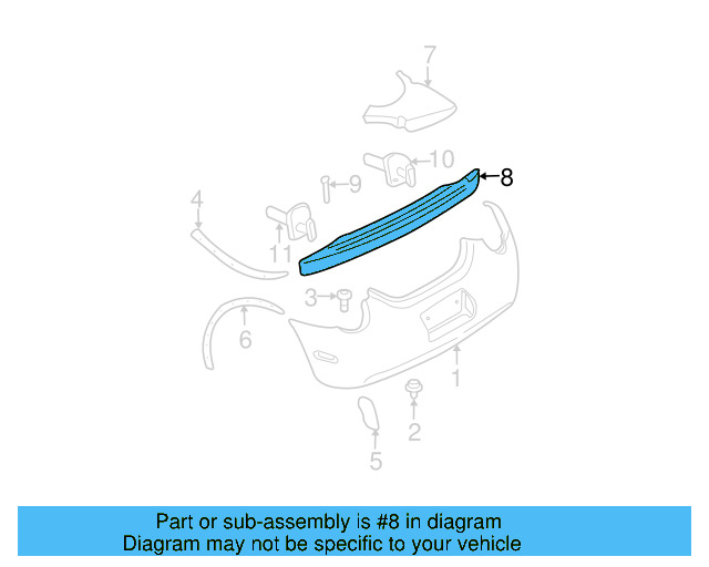 Impact Bar 1C0-807-305-N - View 7
