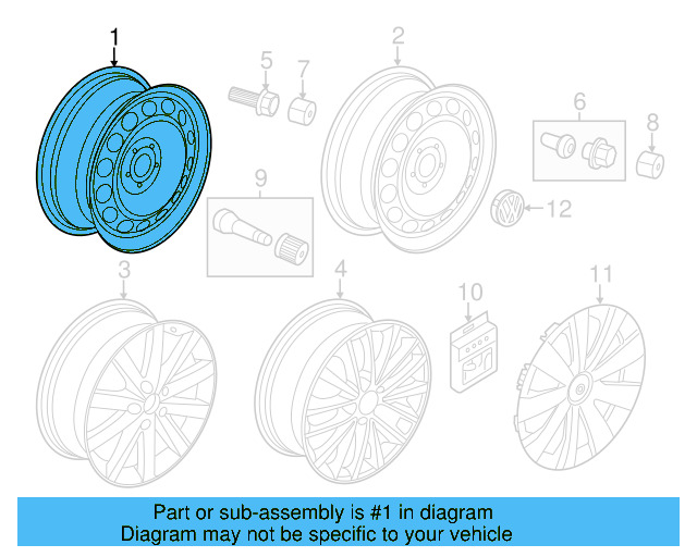Wheel, Alloy 5C0-601-025-Q-8Z8 - View 23