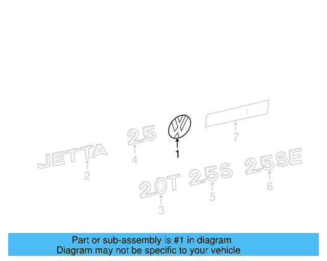 Hatch Emblem 1K9-853-630-A-ULM - View 13