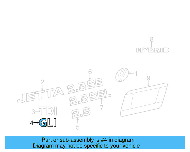 Nameplate 5C6-853-675-N-LIP - View 6