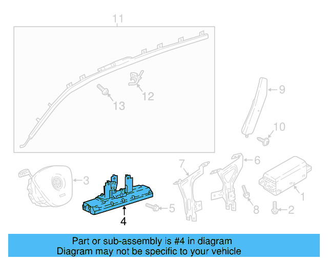Knee Air Bag 5TB-880-841-F
