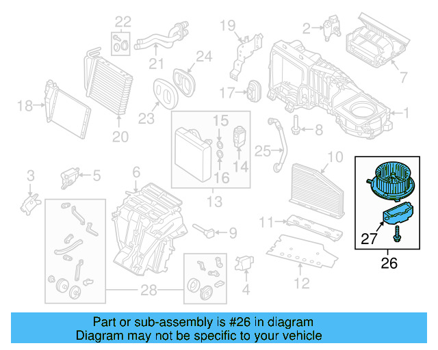 Blower Motor 561-820-015-E - View 13
