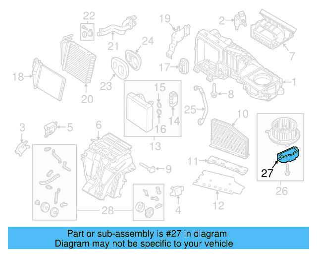 HVAC Blower Motor Control Module 3C0-907-521-G - View 30