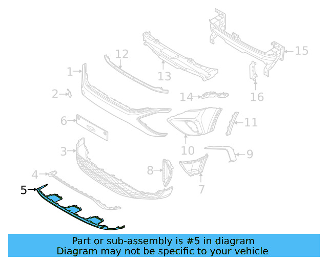 Lower Molding 2GJ-807-532-2UC