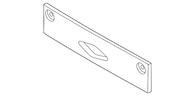 License Bracket 2GJ-807-287-9B9