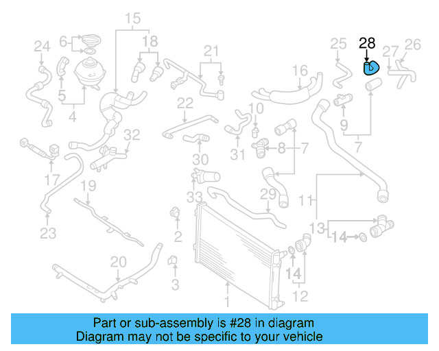 Hose 1C0-121-096-N - View 5