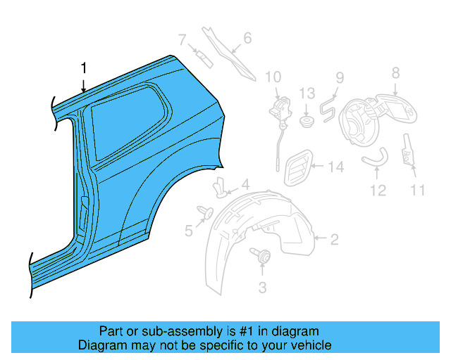 Quarter Panel 5K3-809-843