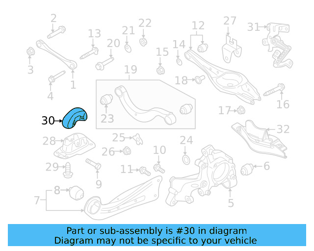 Bracket Cap 1K0-501-476