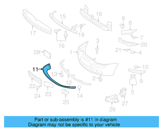 Spoiler 1K0-805-903-A-9B9 - View 3