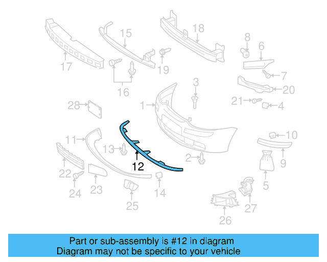 Spoiler Retainer Plate 1K0-805-915-D-9B9 - View 3