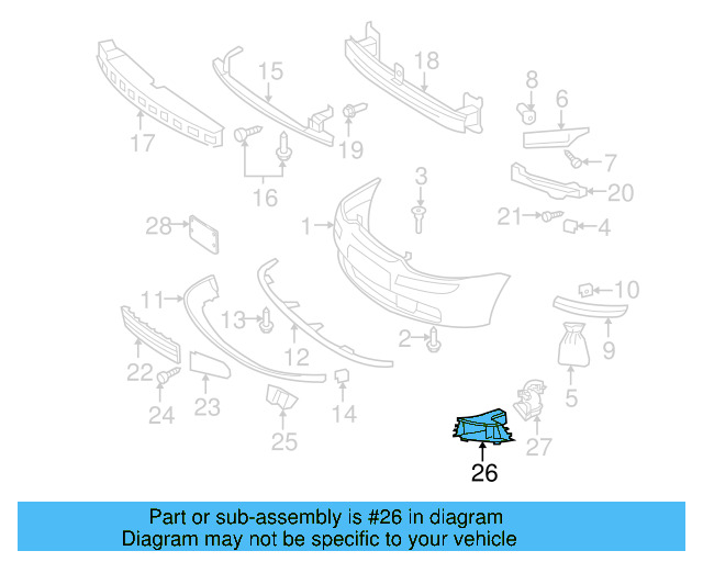 Front Duct 1K0-825-319