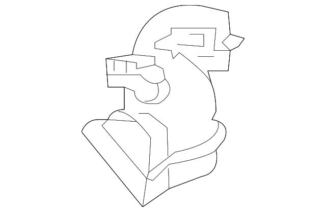 Rear Duct 1K0-825-323 - View 2