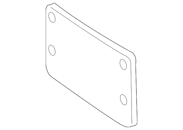 License Bracket 1K0-807-285-D-9B9 - View 2