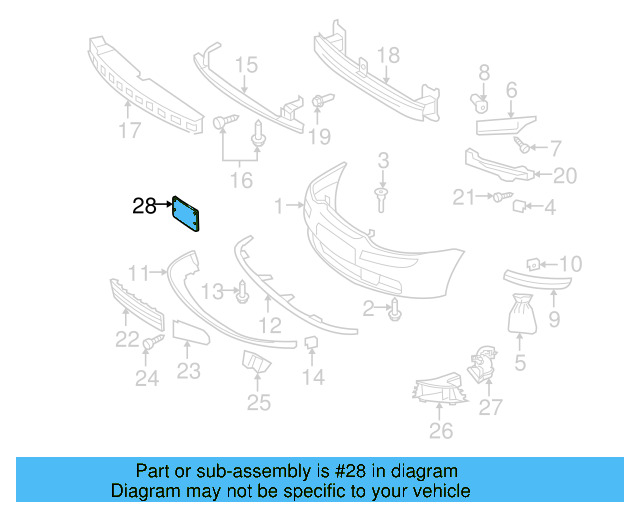 License Bracket 1K0-807-285-D-9B9 - View 4