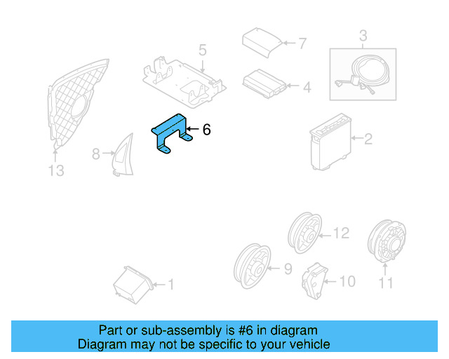 Bracket 1K0-035-883-E - View 20